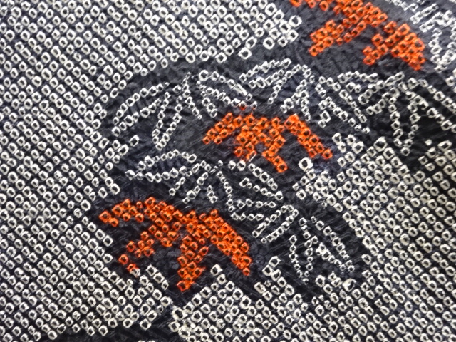  本総絞り　笹模様絵羽織